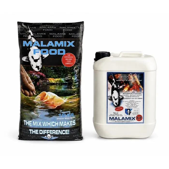 De Koidokter Malamix Food 10 KG + Malamix 17 5 ltr