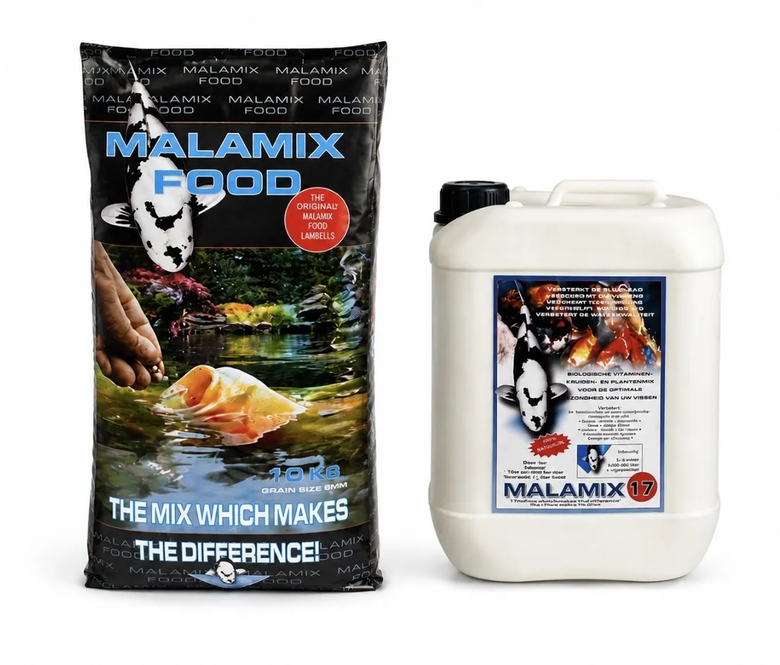 De Koidokter Malamix Food 10 KG + Malamix 17 5 ltr