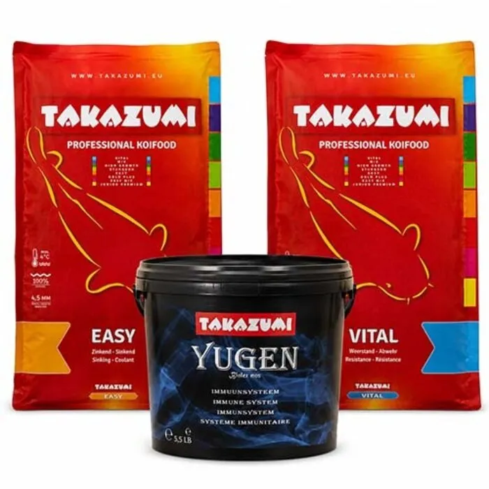 Takazumi Takazumi Easy 2500 gr, Vital 2500 gr en Yugen 750 gr