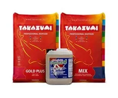 Takazumi Takazumi Gold 10 KG en Takazumi Mix 10 KG en Anarex Bio 5 ltr