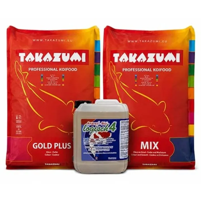 Takazumi Takazumi Gold 10 KG en Takazumi Mix 10 KG en Anarex Bio 5 ltr