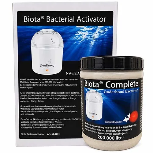 Natural Aquatic voor koi en vijver Biota BACTERIAL Activator 200.000 liter