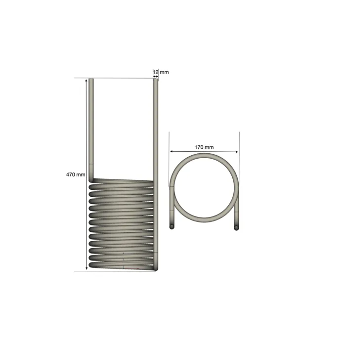 Titanium warmtewisselaar 15 kW