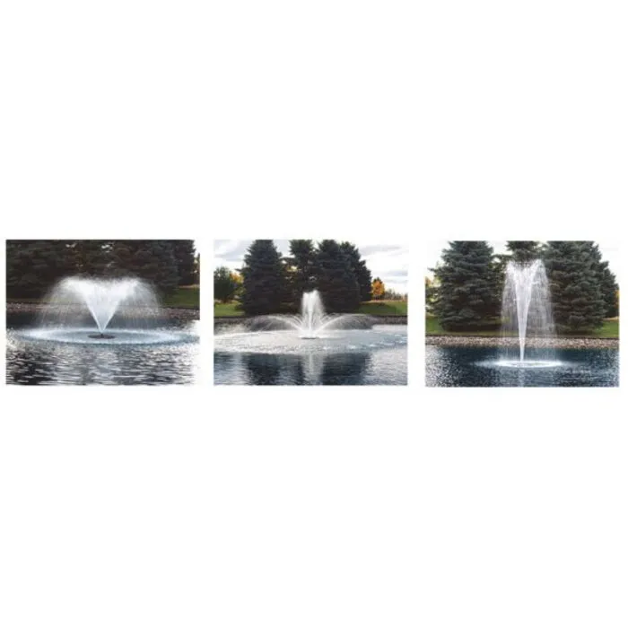 Aquaforte AquaForte drijvende fonteinset met 3 fonteinkoppen