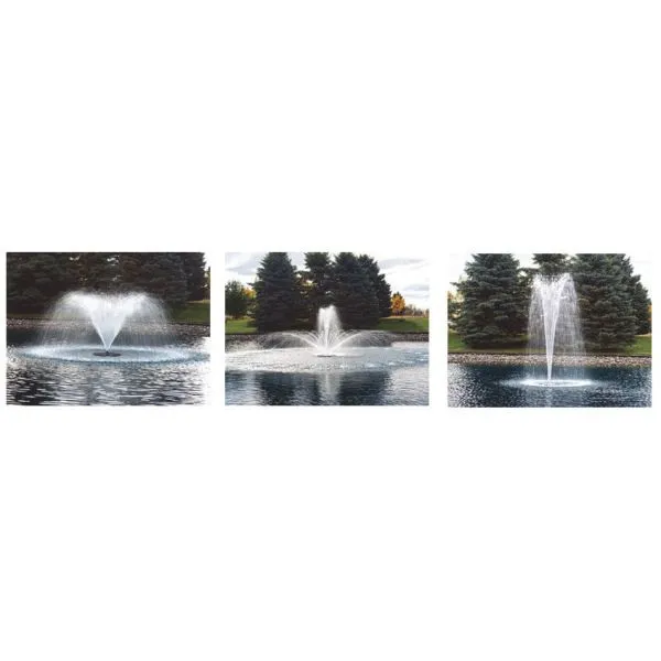Aquaforte AquaForte drijvende fonteinset met 3 fonteinkoppen