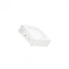 Kleine plafondlamp vierkant 6W LED wit