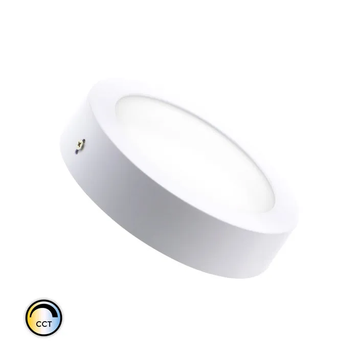 LED paneel dimbaar CCT rond 12W opbouw