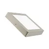 Grijze plafondlamp LED 18W vierkant