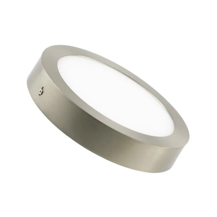 Plafondlamp grijs LED 18W rond