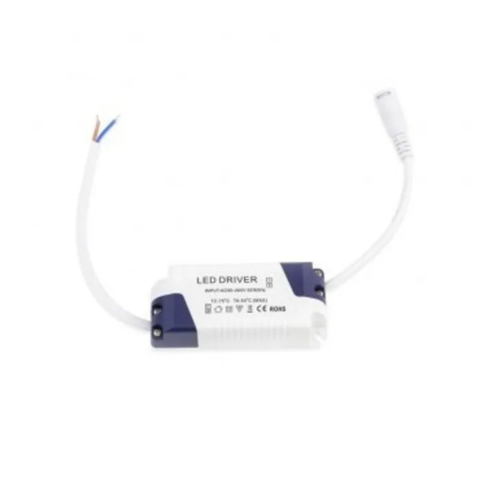 LED paneel inbouw rond 6W zwart dimbaar