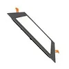 Platte plafondlamp met zwarte rand inbouw vierkant LED 18W