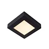 Vierkante badkamerlamp IP44 15W LED zwart of wit dimbaar