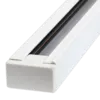 Spanningsrail 1 fase wit of zwart 1m