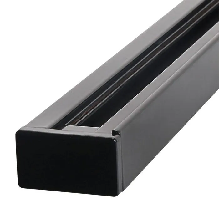 Spanningsrail 1 fase wit of zwart 1m