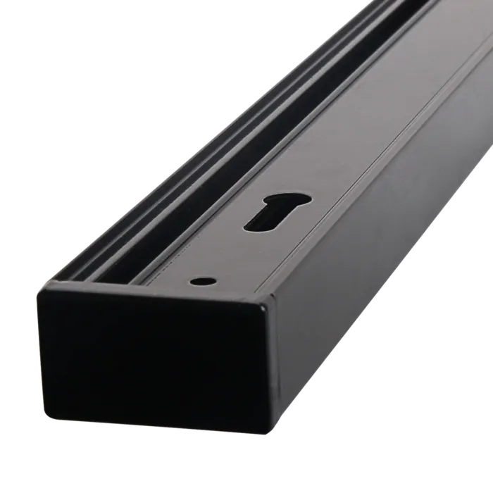 Spanningsrail 1 fase wit of zwart 1m