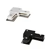 L-connector wit of zwart 1 fase