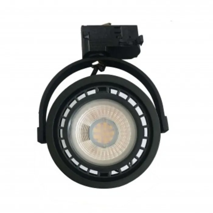 Spot op rail 3 fase zwart AR111 GU10