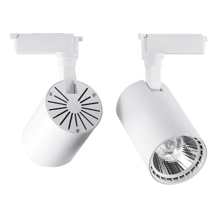 Plafondspot rail LED 12W wit of zwart