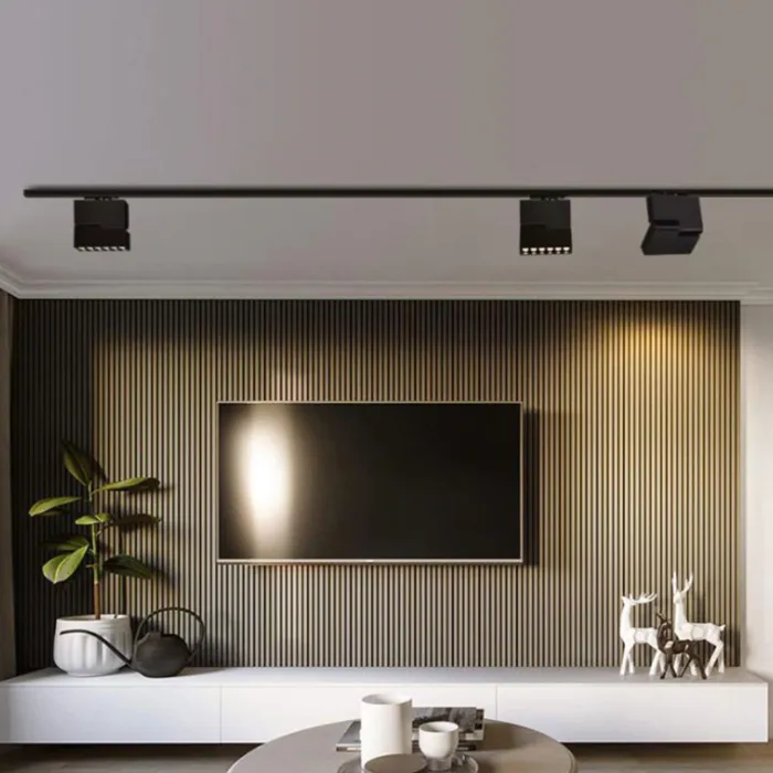 Railspot LED woonkamer wit of zwart 12W