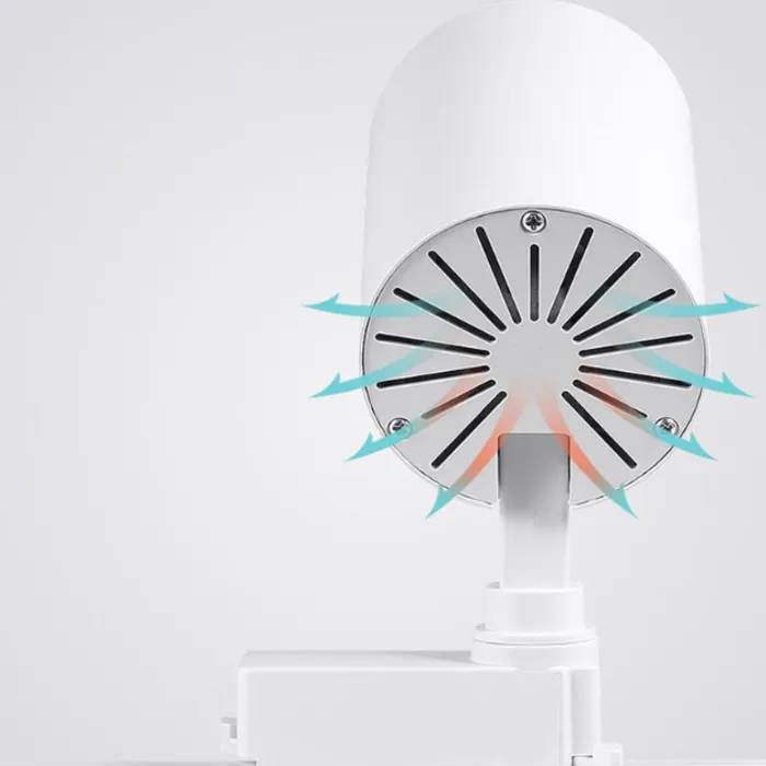 LED railspot wit of zwart 20W 1 fase