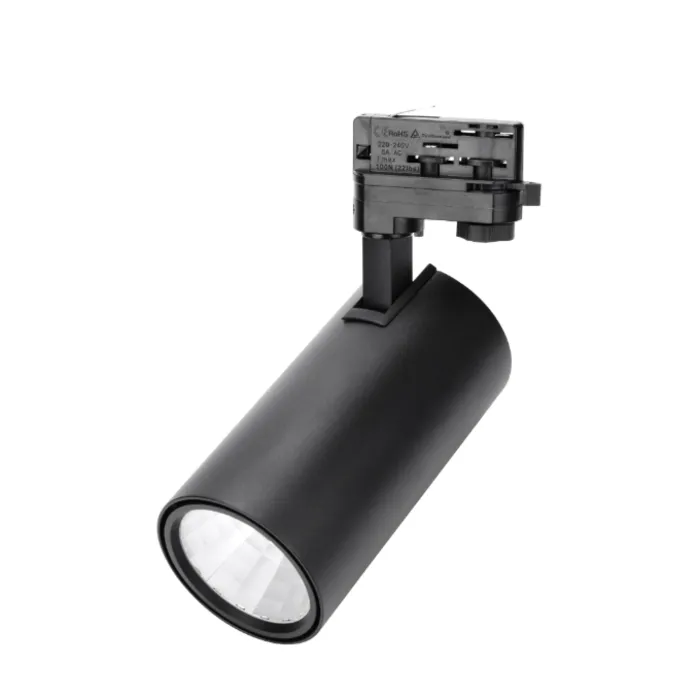 Railspot zwart of wit LED 30W 3 fase
