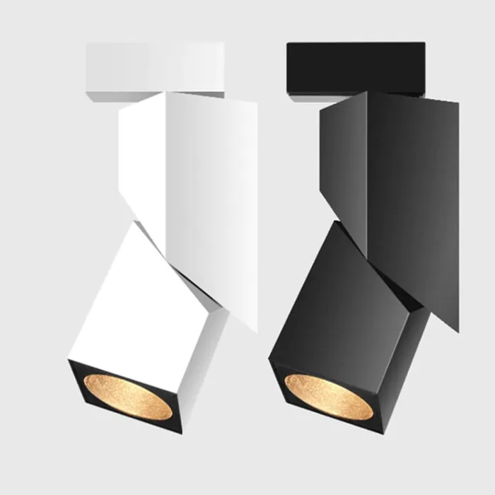 Railsysteem spot LED 7W 1 fase wit of zwart