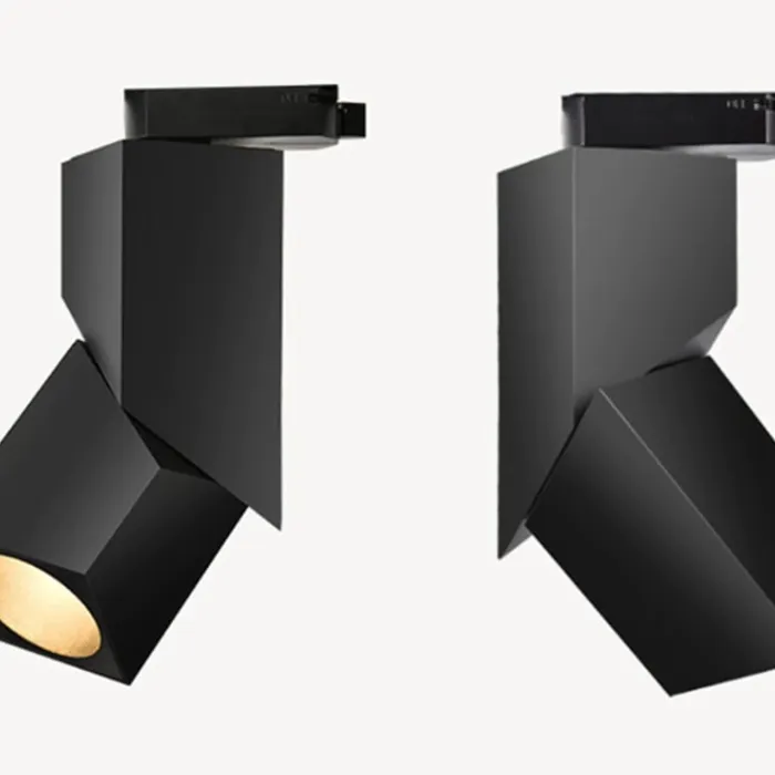 Railsysteem spot LED 7W 1 fase wit of zwart