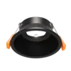Verzonken inbouwspot zwart 110mm diameter GU10