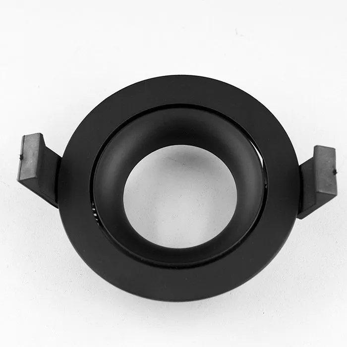 Inbouwspot zwart GU10 75mm zaagmaat