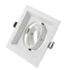 Inbouwspot vierkant GU10 230V wit zaagmaat 110 x 110 mm