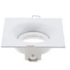 Inbouwspot vierkant wit design GU10 wit zaagmaat 95mm