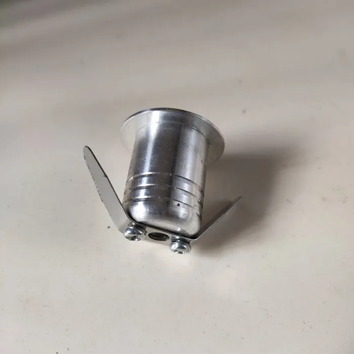 Mini inbouwspot LED IP44 zaagmaat 20mm zwart, grijs of wit