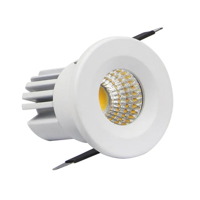 inbouwspot mini 30mm zaagmaat 3W wit of zwart