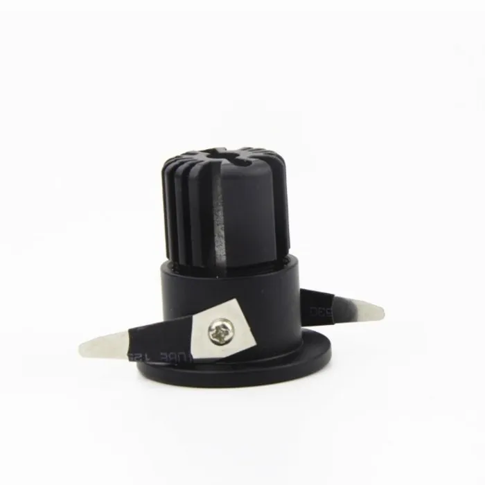 inbouwspot mini 30mm zaagmaat 3W wit of zwart