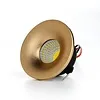 Mini LED inbouw 3W goud of wit ondiep dimbaar