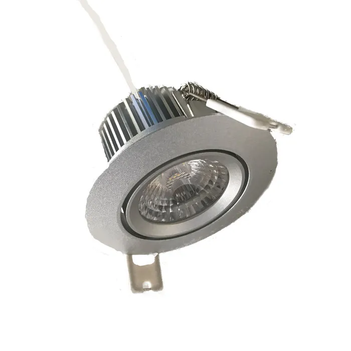 Inbouwspot LED badkamer IP44 zonder trafo 7W 230V wit of grijs