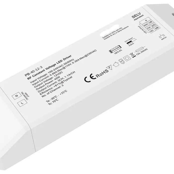 DIMBARE trafo 230V 40W voor 3-015, 016, 017 en afstandsbediening