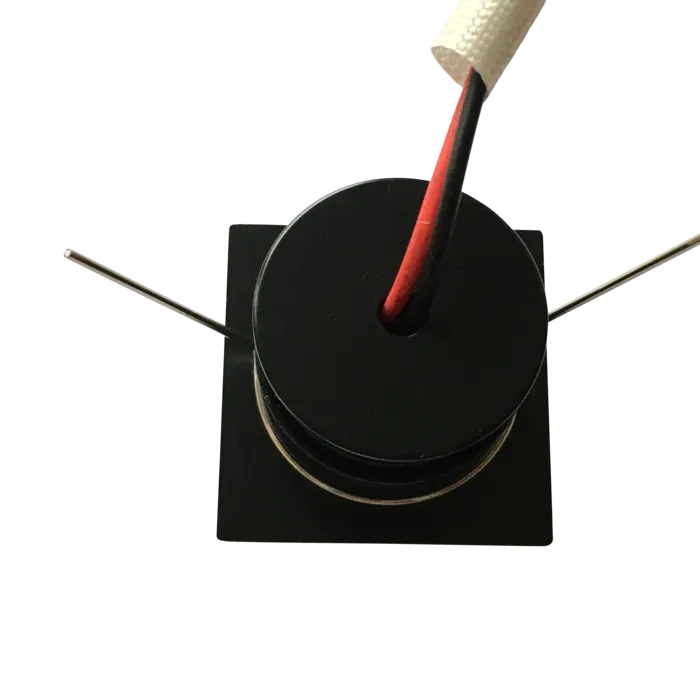 Mini inbouwspot zwart vierkant 4W dimbaar zaagmaat 30mm