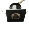 Mini inbouwspot zwart vierkant 4W dimbaar zaagmaat 30mm
