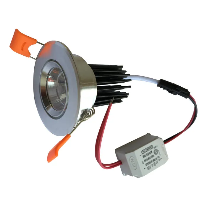 LED inbouwspot zaagmaat 55mm 5W grijs
