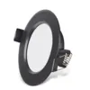 Inbouwspot zaagmaat 65 mm zwart LED 5W dimbaar 35mm hoog