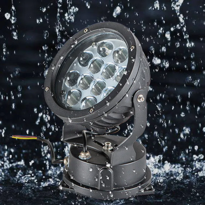 Smalstraler 50W LED IP65 zwart smalle lichtbundel