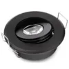 Mini LED inbouwspot 3W 50mm zwart kantelbaar