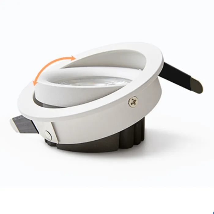 Inbouwspot 65mm 5W IP44 kleine inbouwhoogte 55mm zaagmaat