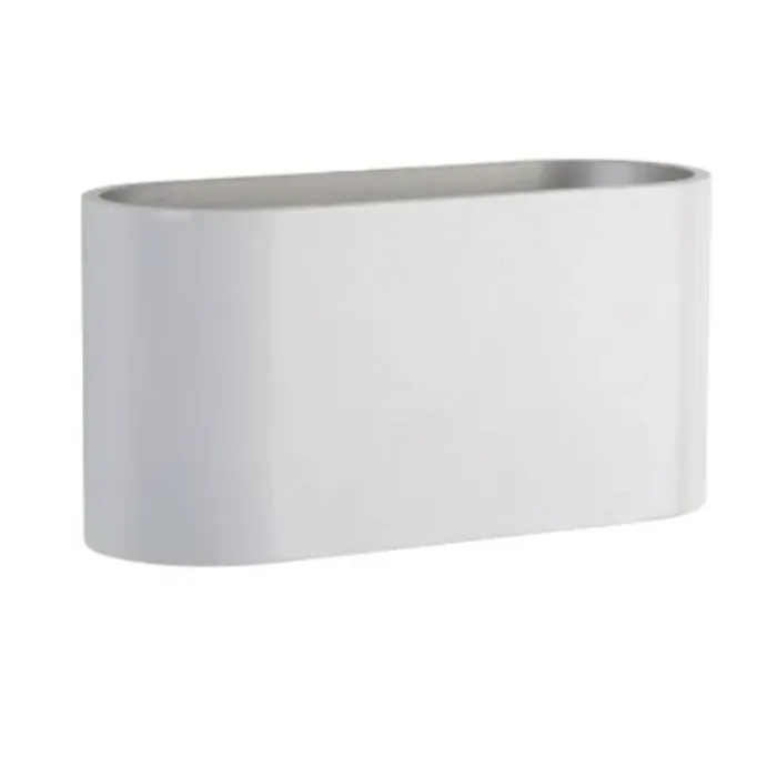 Wandlamp ovaal wit 1xG9