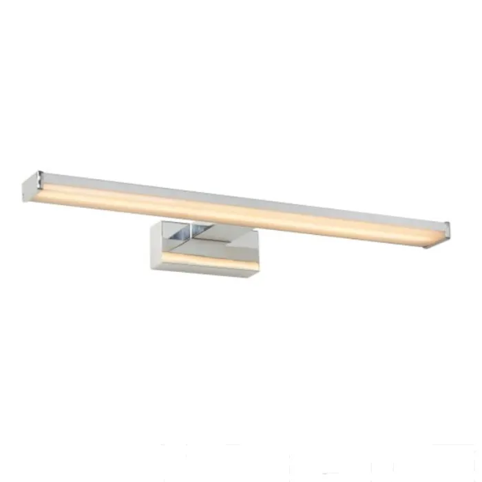 Spiegellamp badkamer 60cm breed mat chroom 1W IP44