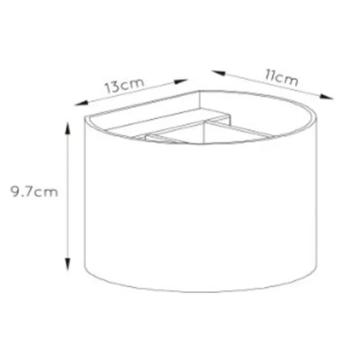 Muurlamp zwart goud gebogen 1xG9 3,5W dimbaar