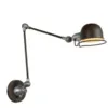 Industriële wandlamp E14 roest bruin