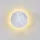 Wand leeslamp rond wit of zwart 3W + 8W rondom