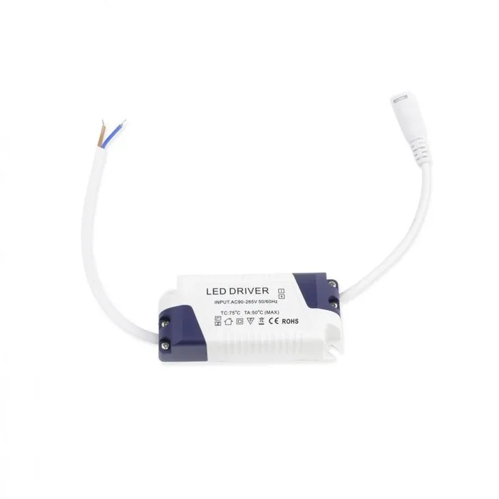 LED downlight vierkant inbouw 15W 20x20cm lage inbouwdiepte